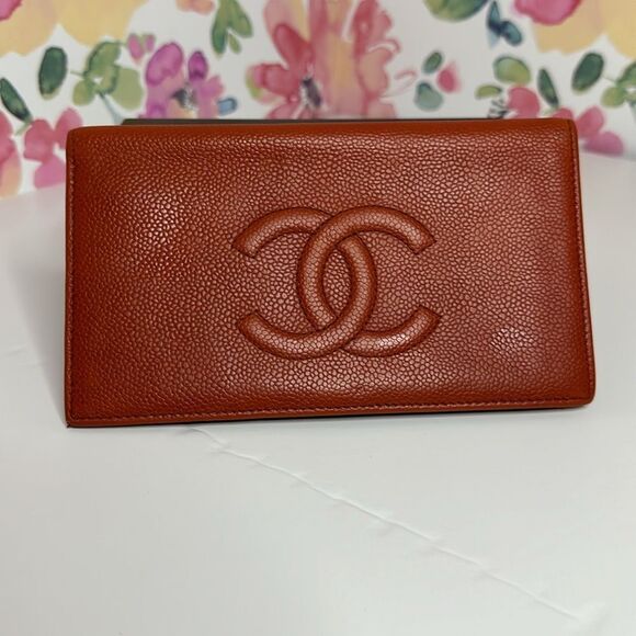 💯Authentic Chanel Caviar Bifold Long Wallet🍀 - Picture 7 of 16